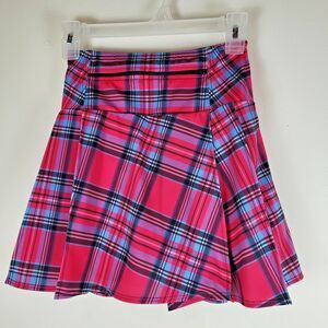 Sparkle Skirts Bolder XS Pink Plaid Running Tennis Golf Pickleball Skirt Skort